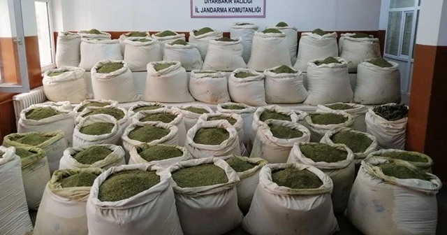 Diyarbakır'da uyuşturucu operasyonu! 2 ton 80 kilogram