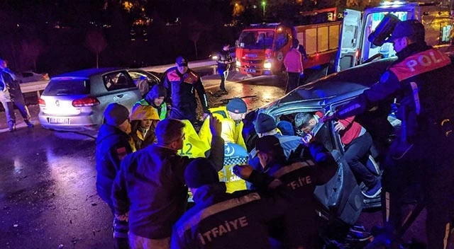 Edirne'de feci kaza: 3 ölü, 2 yaralı