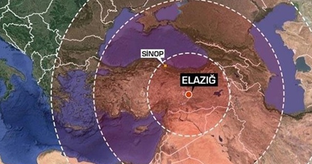 Elazığ depremini kaç kişi hissetti? Avrupa Akdeniz Sismoloji Merkezi harita yayınladı