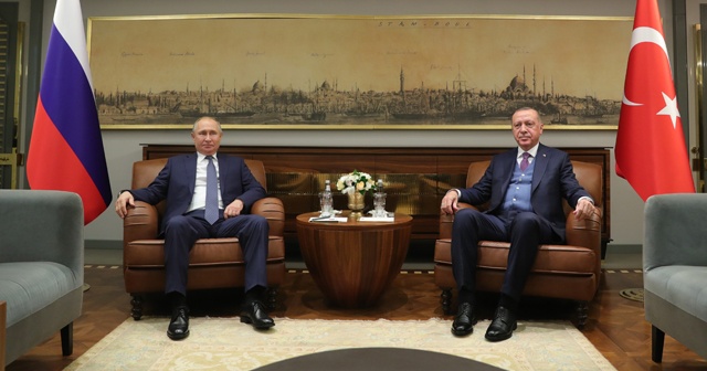Cumhurbaşkanı Erdoğan ile Rusya Devlet Başkanı Vladimir Putin&#039;in görüşmesi sona erdi