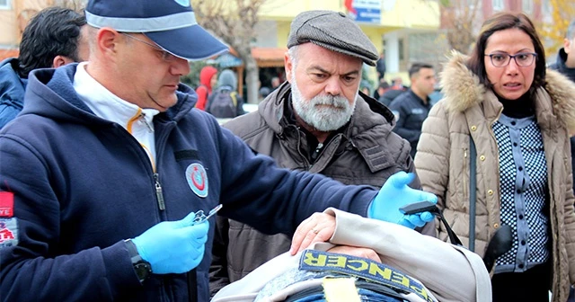Eşini yolun ortasında yaralı halde buldu