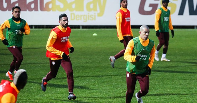 Galatasaray ikinci yarı hazırlıklarını sürdürdü