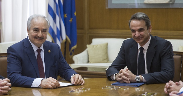 Hafter, Yunanistan Başbakanı Miçotakis ile görüştü
