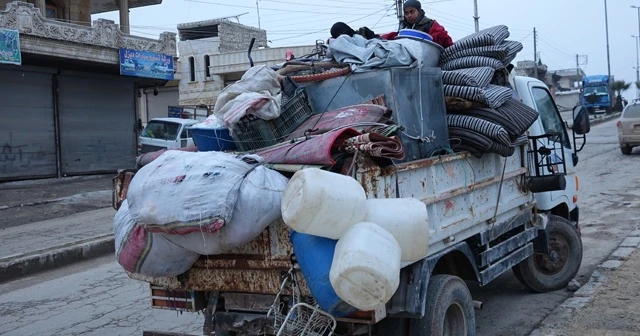 Halep&#039;ten yoğun göç dalgası