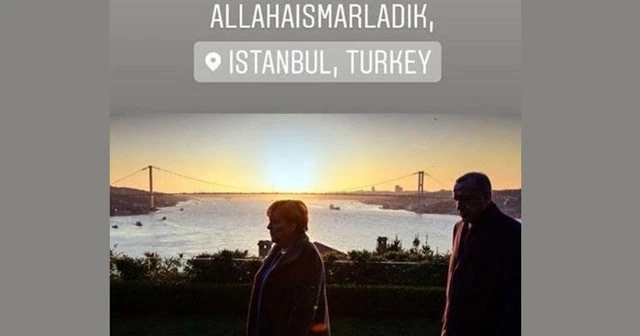 Merkel'den İstanbul paylaşımı! 'Allahaısmarladık'