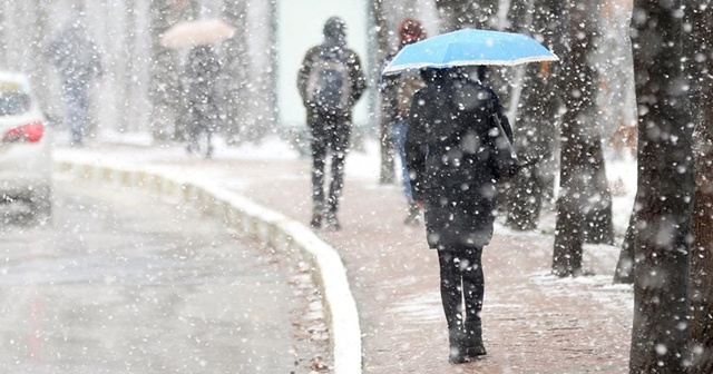 Meteoroloji&#039;den yağmur ve kar uyarısı