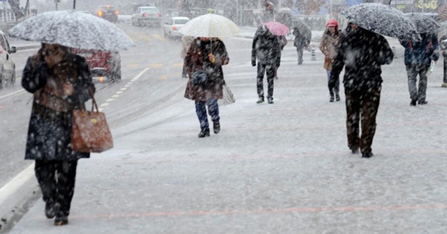 Meteorolojiden sağanak ve kar uyarısı