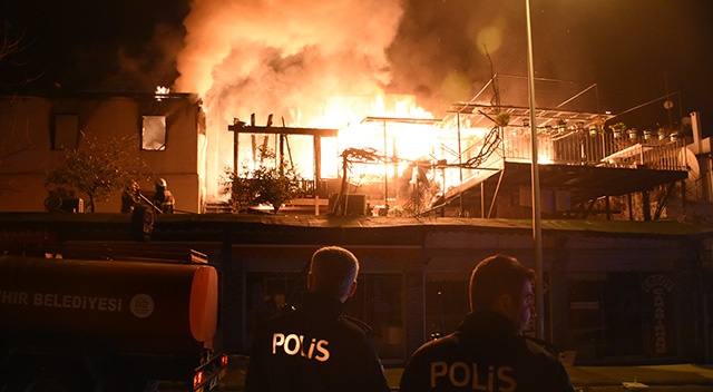 Muğla&#039;da çıkan yangın dört evde hasara neden oldu