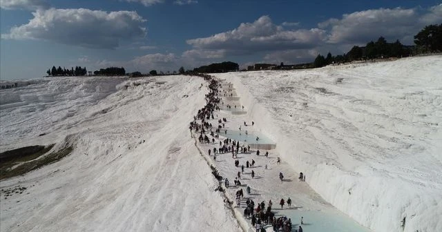 Pamukkale 2019'da rekora koştu