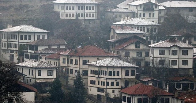 Safranbolu beyaza büründü