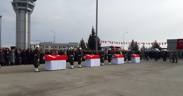 Şehitlerimiz memleketlerine uğurlandı