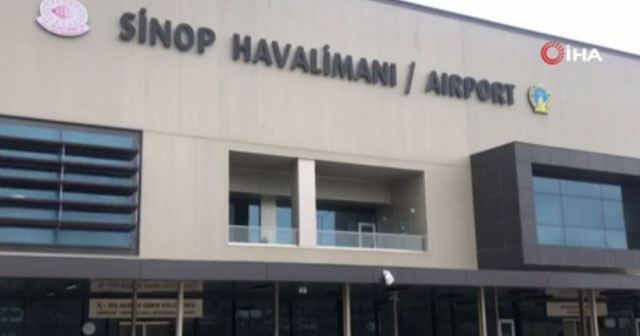 Sinop Havaalanında korkutan patlama sesi