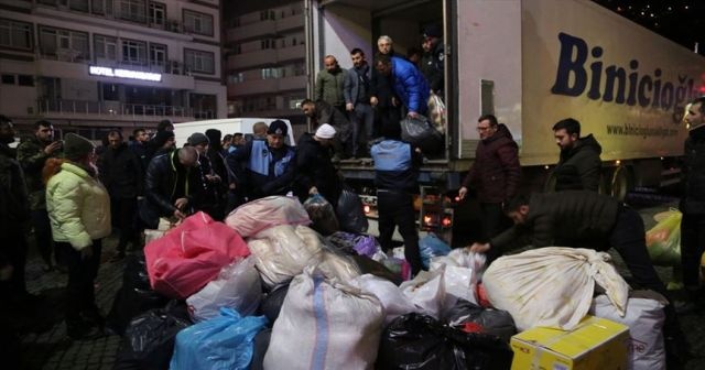 Trabzon, Ordu ve Giresun&#039;dan depremzedelere yönelik yardım kampanyası