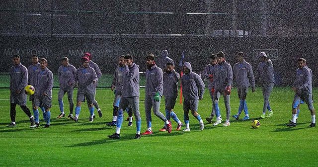 Trabzonspor’da hazırlıklar sürdü