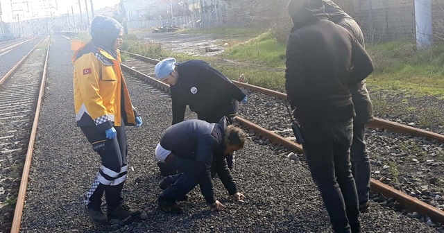 Tren raylarında baygın bulundu