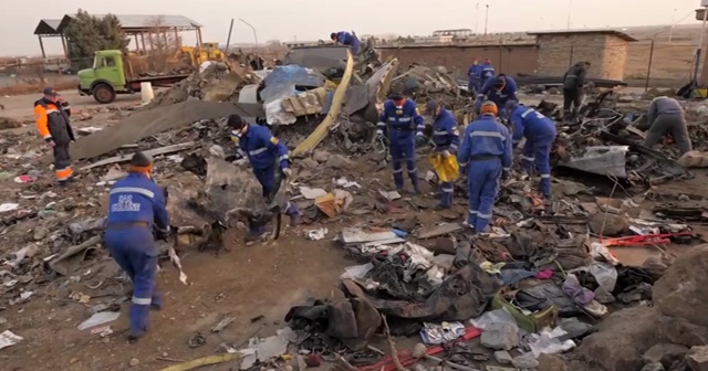 Ukrayna, uçak enkazına ait yeni görüntüler yayınladı