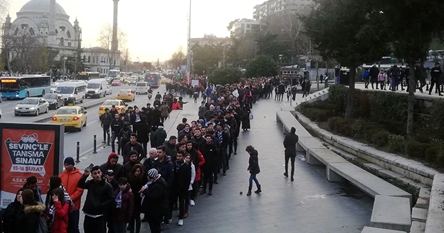 Vodafone Park'ta izdiham