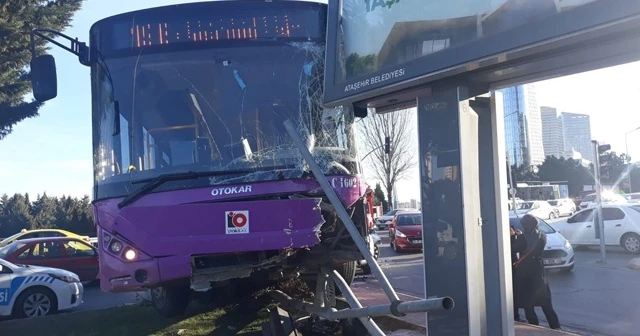 Ataşehir’de feci kaza!