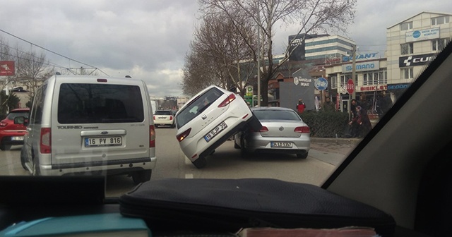 Bursa&#039;da ilginç kaza