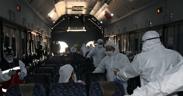 Vuhan'dan 42 kişiyi tahliye operasyonu tamamlandı