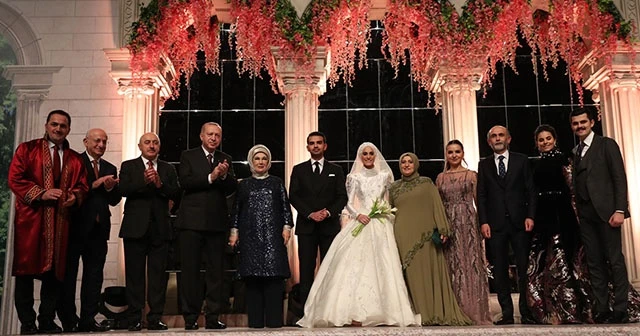 Cumhurbaşkanı Erdoğan, nikah şahidi oldu