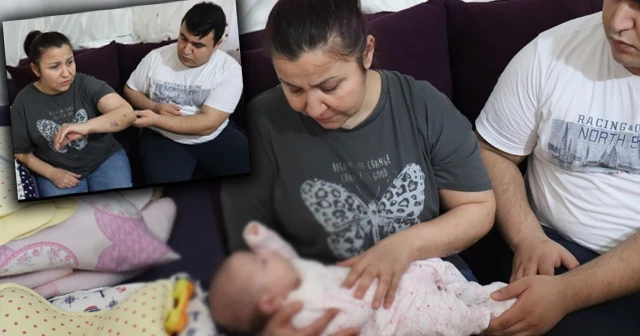 Eşini, üvey kızını ve 40 günlük bebeğini bıçakladı