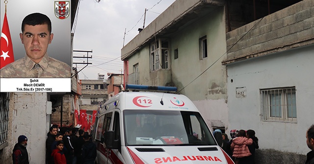 Gaziantep’e şehit ateşi düştü