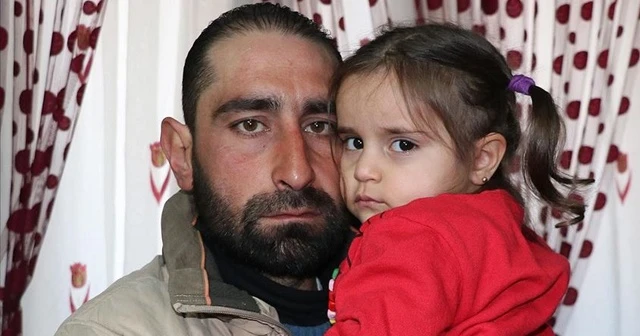 Hamile eşi ve oğlu öldürülen baba kızıyla teselli buluyor