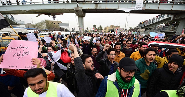 Irak&#039;ta hükümet karşıtı protestoların bilançosu: 545 ölü