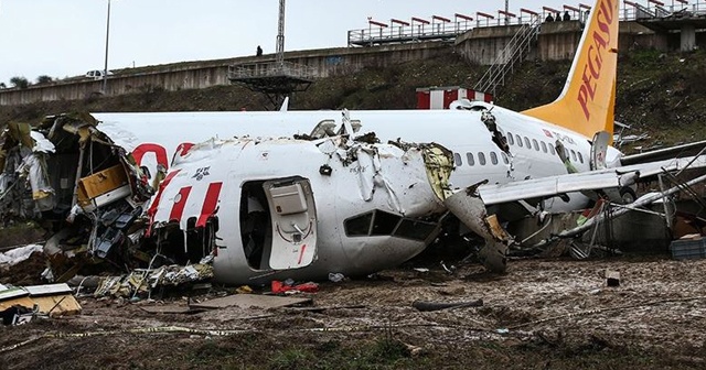 Kaza soruşturmasında yardımcı pilotun şüpheli sıfatıyla ifadesi alındı