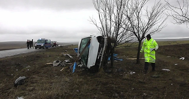 Konya’da otomobil devrildi: 1 ölü, 1 yaralı