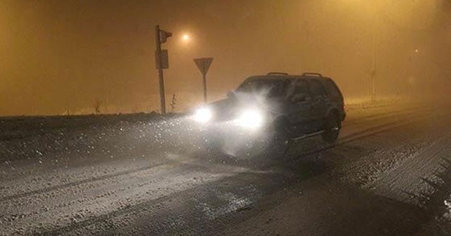 Malatya-Adıyaman kara yolu yoğun kar nedeniyle ulaşıma kapandı