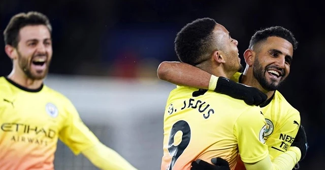Manchester City, Leicester City'yi tek golle geçti