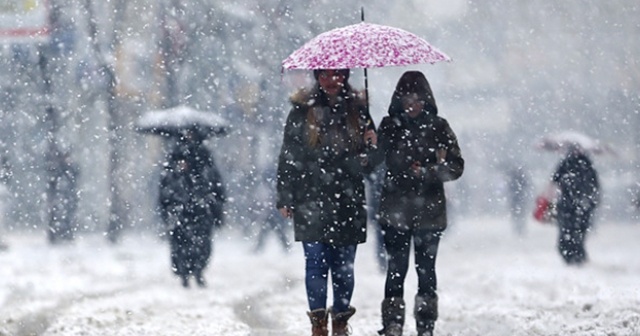 Meteorolojiden yoğun kar yağışı uyarısı