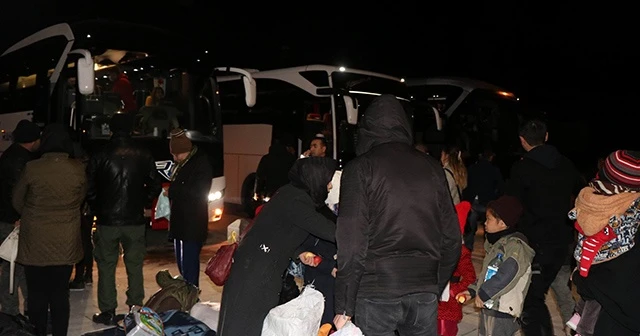 Nevşehir’de mülteciler terminale akın etti