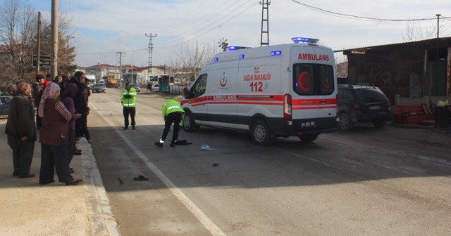 Otomobilin çarptığı yaşlı kadın ağır yaralandı