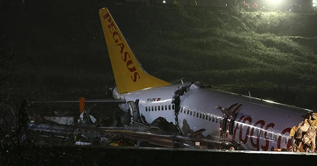 Pegasus'tan uçağın pistten çıkmasına ilişkin açıklama