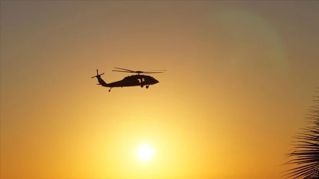 Rusya'da helikopter düştü