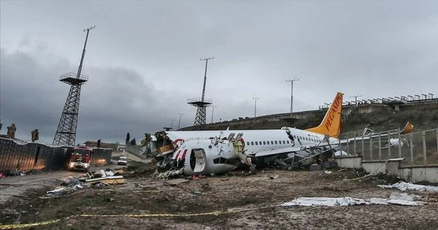 Sabiha Gökçen Havalimanı&#039;nda incelemenin ardından enkaz kaldırma çalışmalarına başlanacak