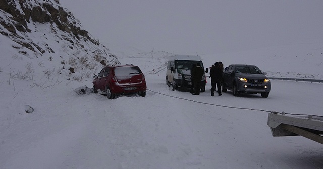 Sahara ve Mozeret Geçidi ağır tonajlı araçlara kapatıldı