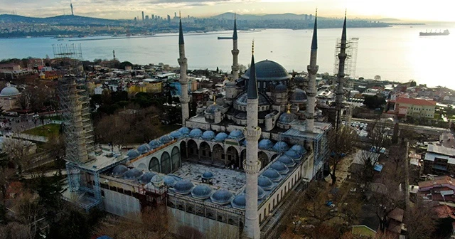 Sultanahmet Camisi'nin restorasyonu yüzde 30’u geçti
