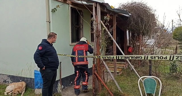 Yaşlı adamın evinde yanarak can vermesi ile ilgili tahkikat başlatıldı