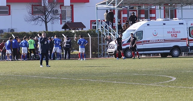 Yeşil sahada üzücü sakatlık, kafatası kırıldı