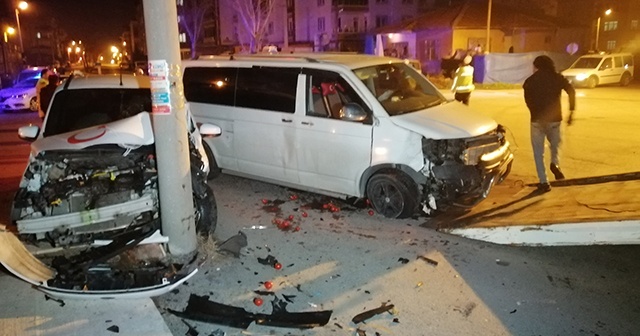 Aksaray’da trafik kazası: 4 yaralı