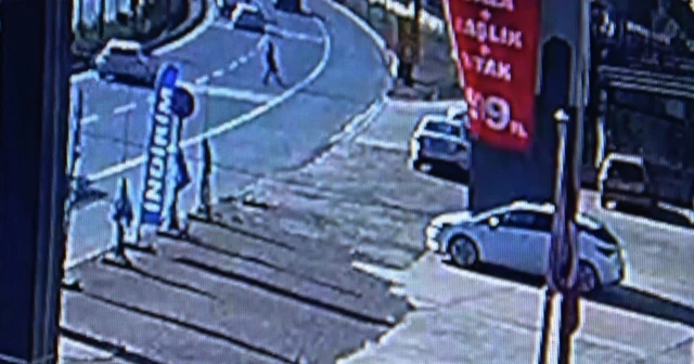 Aleyna Şahin'in hayatını kaybettiği kaza güvenlik kamerasına yansıdı