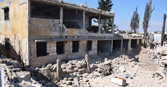 Ateşkes sonrası İdlib’teki enkaz görüntülendi