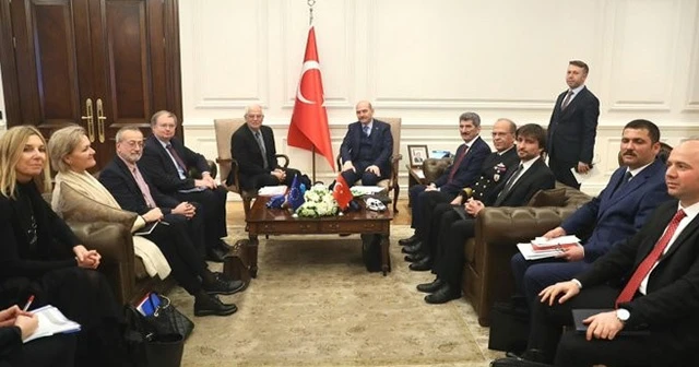 Bakan Soylu, Fontelles ve Berger ile bir araya geldi