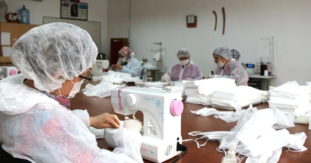 Belediye atölye kurdu, tüm şehre maske dağıtacak