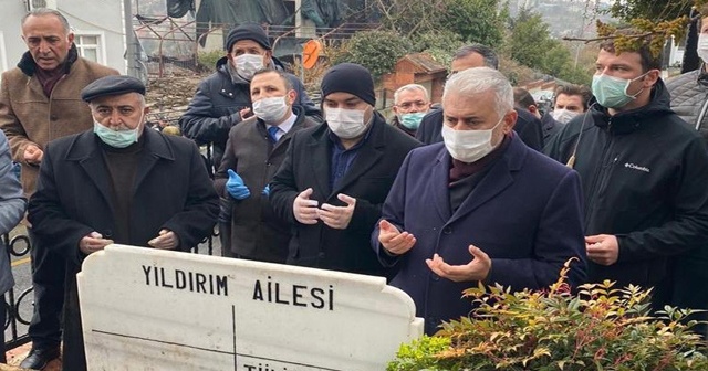 Binali Yıldırım’ın kayınvalidesinin cenazesi toprağa verildi