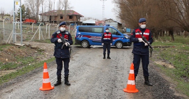 İki şehirde birer köy karantina altına alındı